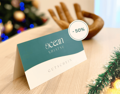 Shiatsu Gutschein Aktion zu Weihnachten Shiatsu Gutschein Aktion -50%